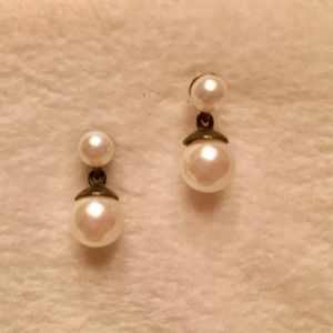 Cultured Pearl Drop Earrings